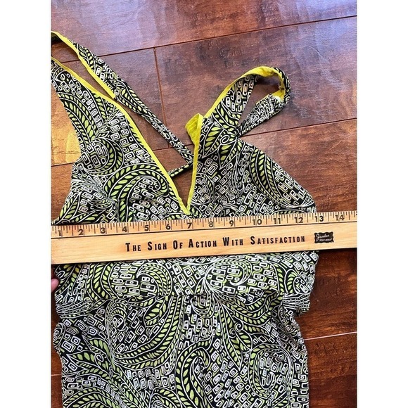 Burning Torch Womens Cotton Abstract Print Open Back Sundress Multicolor Size M - Picture 15 of 15